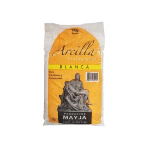 Arcilla Prosfesional Blanca Mayja 1Kg