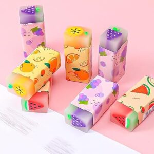 Set de Gomas de Borrar Diseño Frutas 6 Unidades