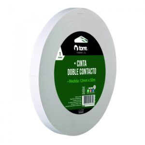 Cinta Adhesiva Torre Doble Contacto 12mm x 50m