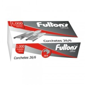 Corchetes 26/6 1000 Unidades - Fultons