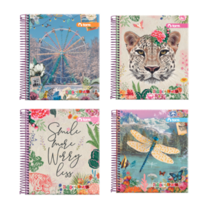 Cuaderno Book Diseño Ginger 7mm Torre 150 Hojas