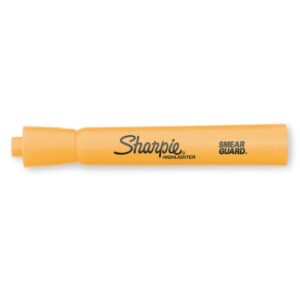 Destacador Sharpie Punta Biselada Naranjo Pastel