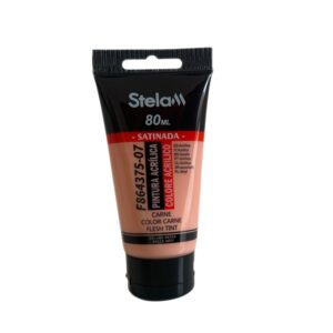 Pintura Acrílica Satinada Color Carne 80 ml Stelam