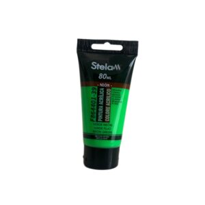 Pintura Acrílica Verde Neon  80 ml Stelam