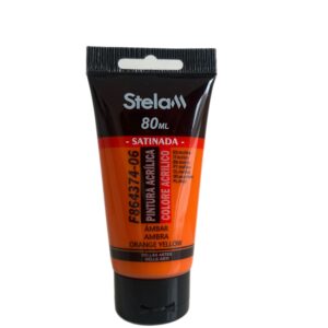 Pintura Acrílica Satinada Ambar 80 ml Stelam