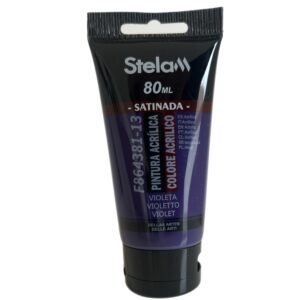 Pintura Acrílica Satinada Violeta 80 ml Stelam