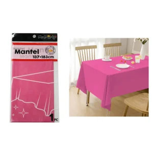 Mantel Plástico Fucsia 137X183cm