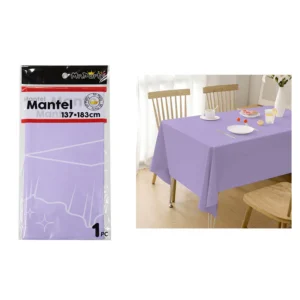 Mantel Plástico Lila137X183cm