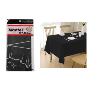 Mantel Plástico Negro 137X183cm